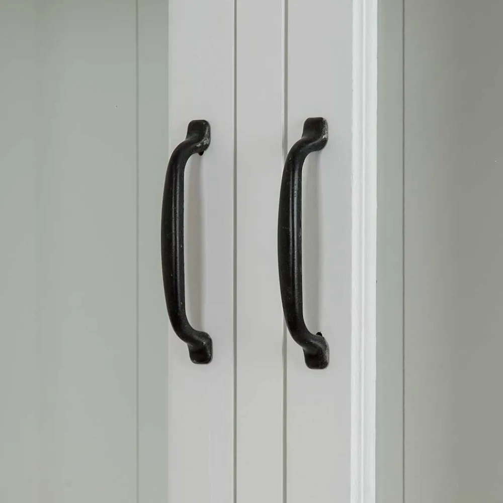 Wohnen Landhaus Buffetschrank in Weiß & Graubraun - Bleaks