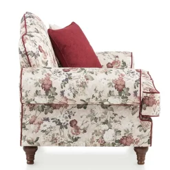 Wohnen Landhaus Dreisitzer Sofa mit Blumen - Baonga