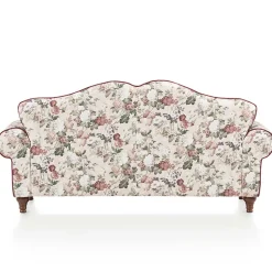 Wohnen Landhaus Dreisitzer Sofa mit Blumen - Baonga