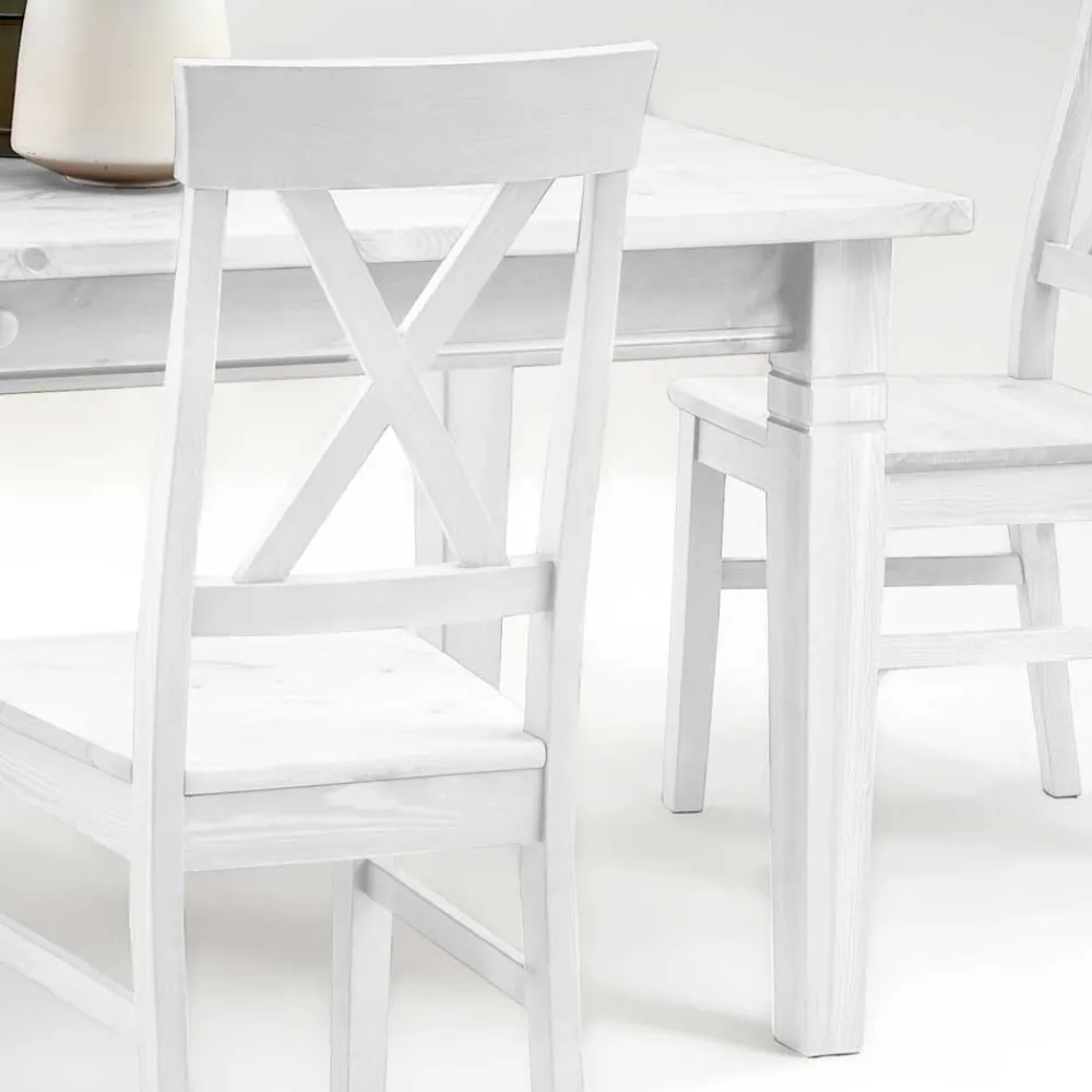 Wohnen Landhaus Esstisch Satumare mit Schubladen