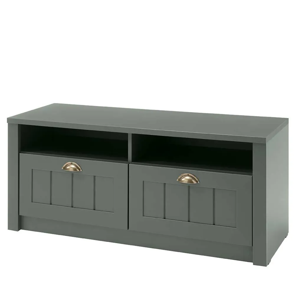 Wohnen Schuhschränke|Garderobenbänke*Landhaus Flur Bank in Dunkelgrün - Niestov