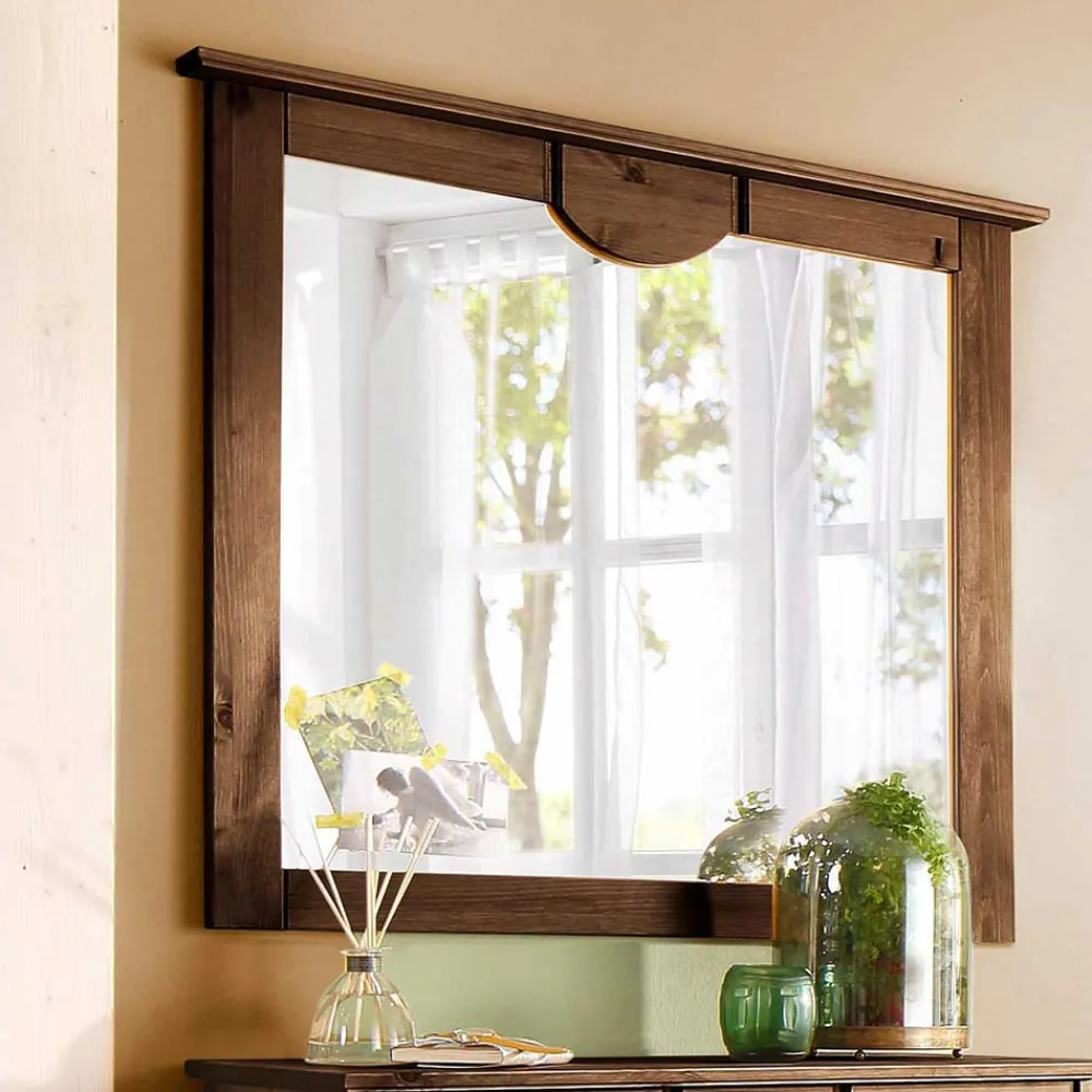 Wohnen Landhaus Flureinrichtung in Dunkelbraun - Yemisa (vierteilig)