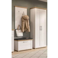 Wohnen Landhaus Flureinrichtung Set - Tocella (dreiteilig)