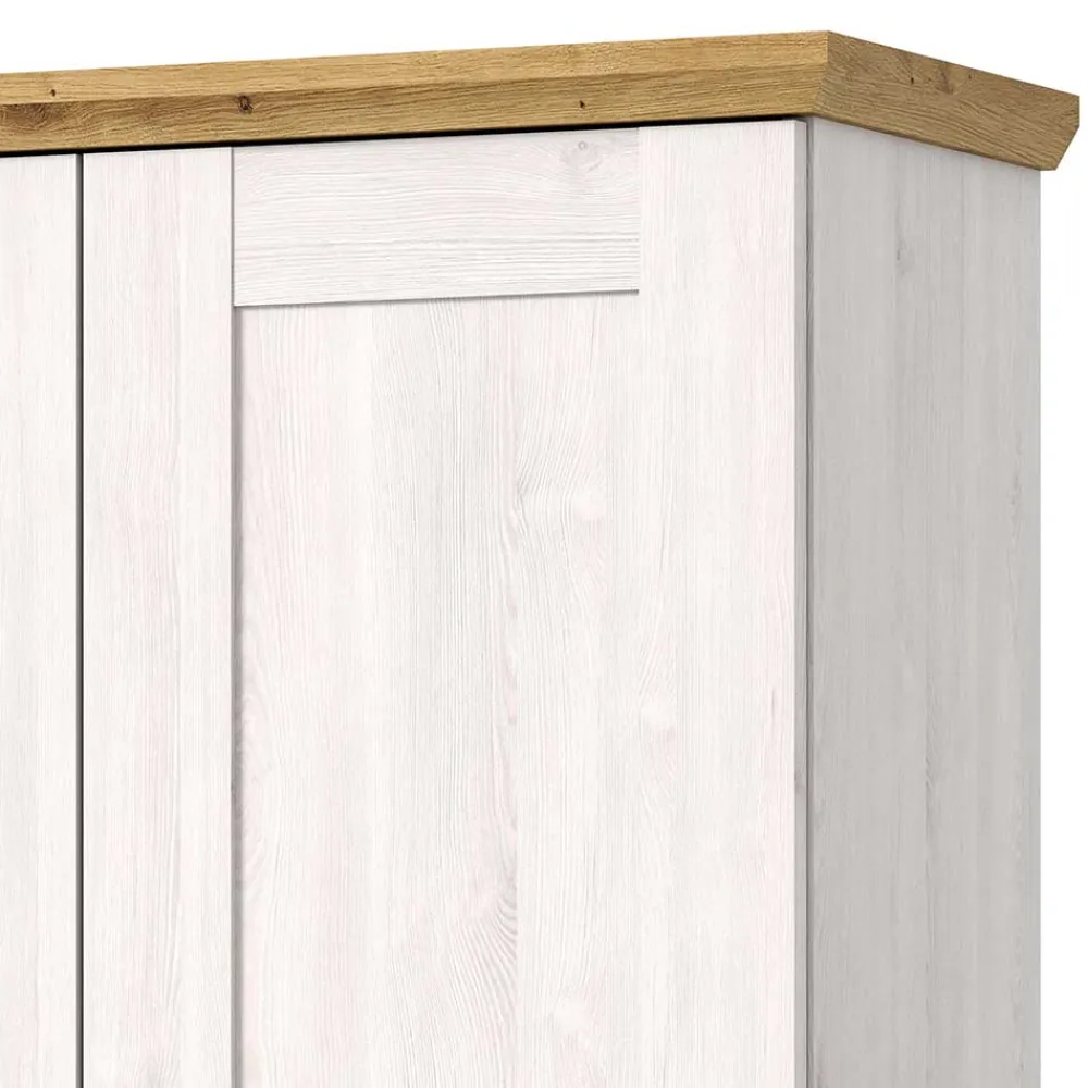 Wohnen Landhaus Flureinrichtung Set - Tocella (dreiteilig)