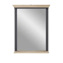 Wohnen Landhaus Flurspiegel in Dunkelgrau - Thumbs