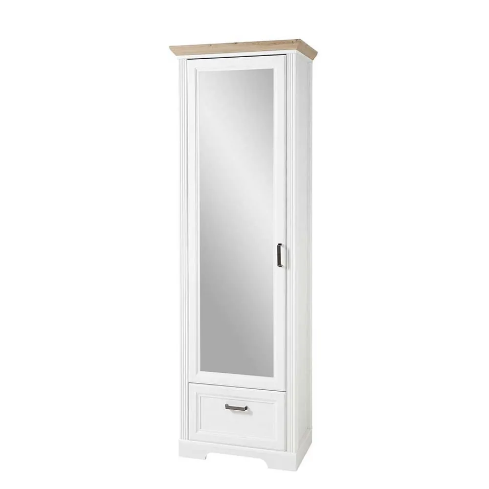 Wohnen Garderoben|Garderoben*Landhaus Garderoben Set in Weiß - Nurelcas (fünfteilig)