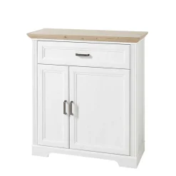 Wohnen Garderoben|Garderoben*Landhaus Garderoben Set in Weiß - Nurelcas (fünfteilig)