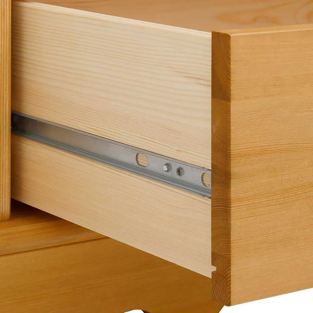 Wohnen Wohnzimmer Komplett*Landhaus Highboard & zwei Regale - Fausanda (dreiteilig)