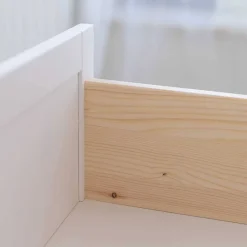 Wohnen Landhaus Highboard aus Kiefer zweifarbig - Zalya