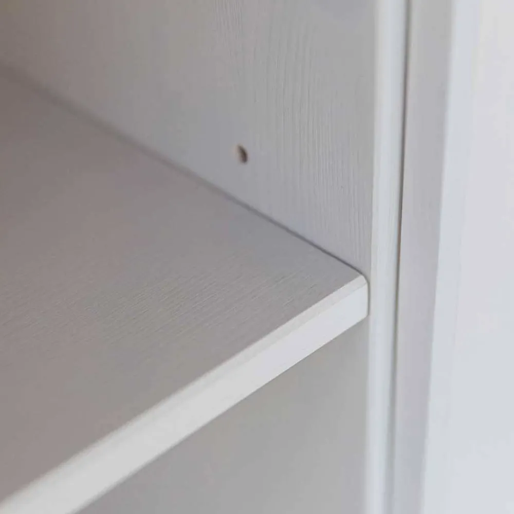 Wohnen Landhaus Highboard aus Kiefer zweifarbig - Zalya