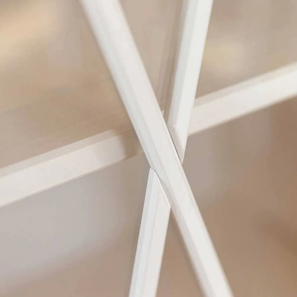 Wohnen Landhaus Highboard aus Kiefer zweifarbig - Zalya