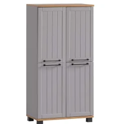 Wohnen Landhaus Highboard fürs Bad 4-türig - Benja