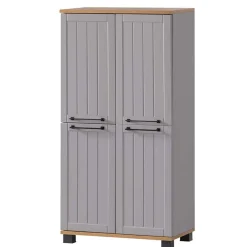 Wohnen Landhaus Highboard fürs Bad 4-türig - Benja