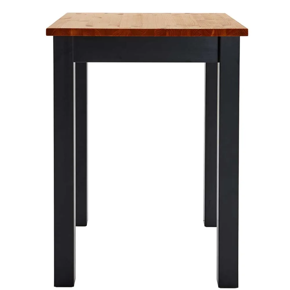 Wohnen Bartische*Landhaus Hochtisch in Schwarz und Kiefer Lauge - San Bruma