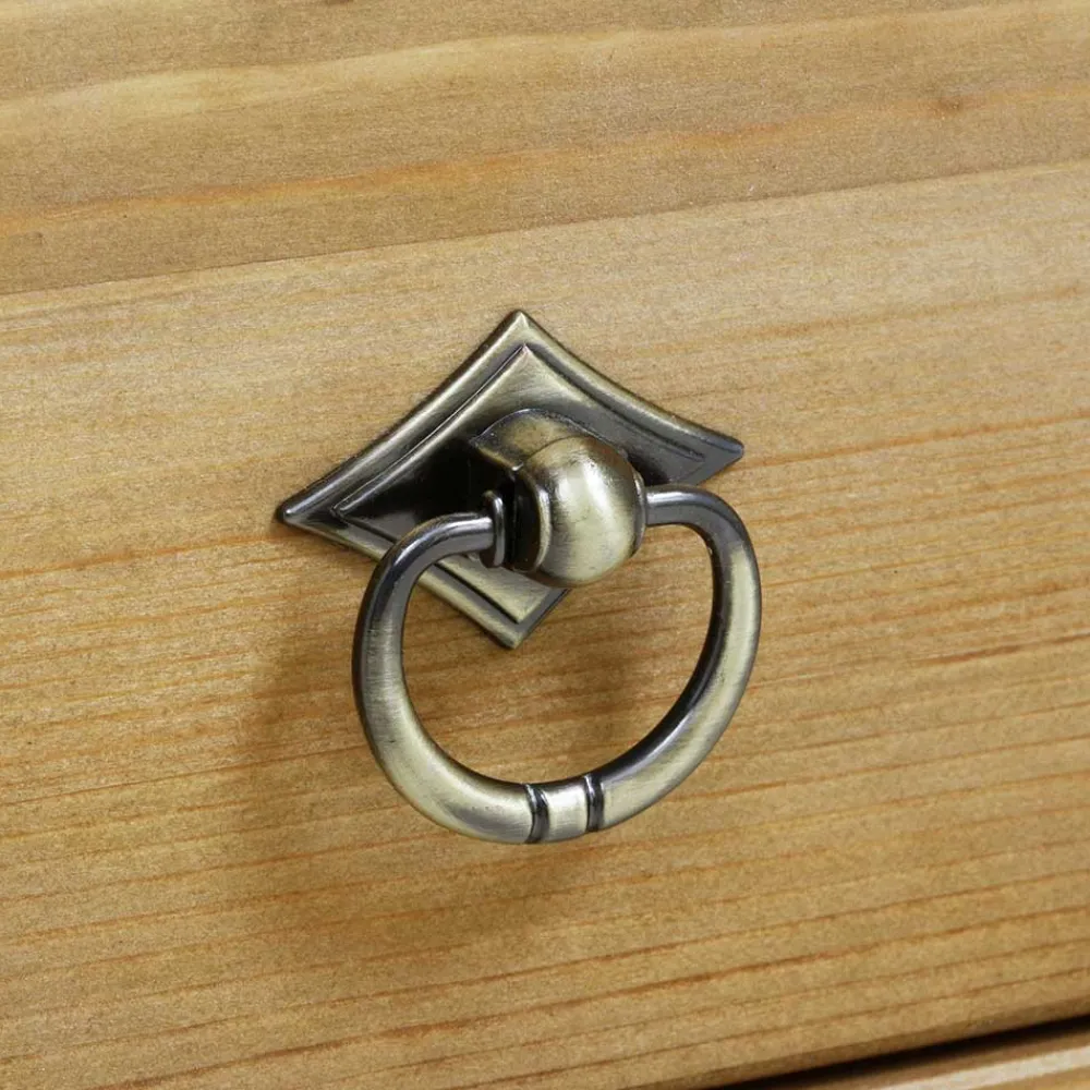 Wohnen Naturholzmöbel|Betten*Landhaus Holzbett & Nachttische - Imressa (dreiteilig)