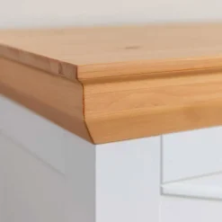 Wohnen Weiße Möbel|Holztruhen*Landhaus Holztruhe aus Kiefer Massivholz - Saluts