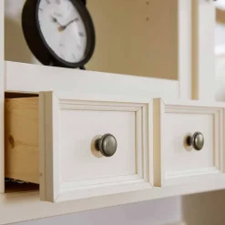 Wohnen Küchenschränke|Esszimmer-Vitrinen*Landhaus Küchenbuffet in Weiß - Indico