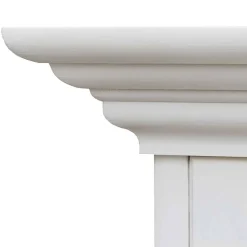 Wohnen Küchenschränke|Esszimmer-Vitrinen*Landhaus Küchenbuffet in Weiß - Indico