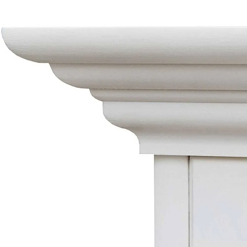 Wohnen Küchenschränke|Esszimmer-Vitrinen*Landhaus Küchenbuffet in Weiß - Indico