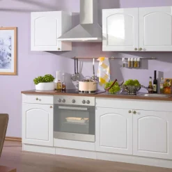 Wohnen Landhaus Küchenzeile Lotte in Weiß (fünfteilig)