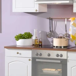 Wohnen Landhaus Küchenzeile Lotte in Weiß (fünfteilig)