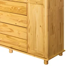 Wohnen Landhaus Kleiderschrank aus Kiefernholz - Lajuna