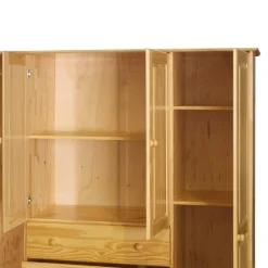 Wohnen Landhaus Kleiderschrank aus Kiefernholz - Lajuna