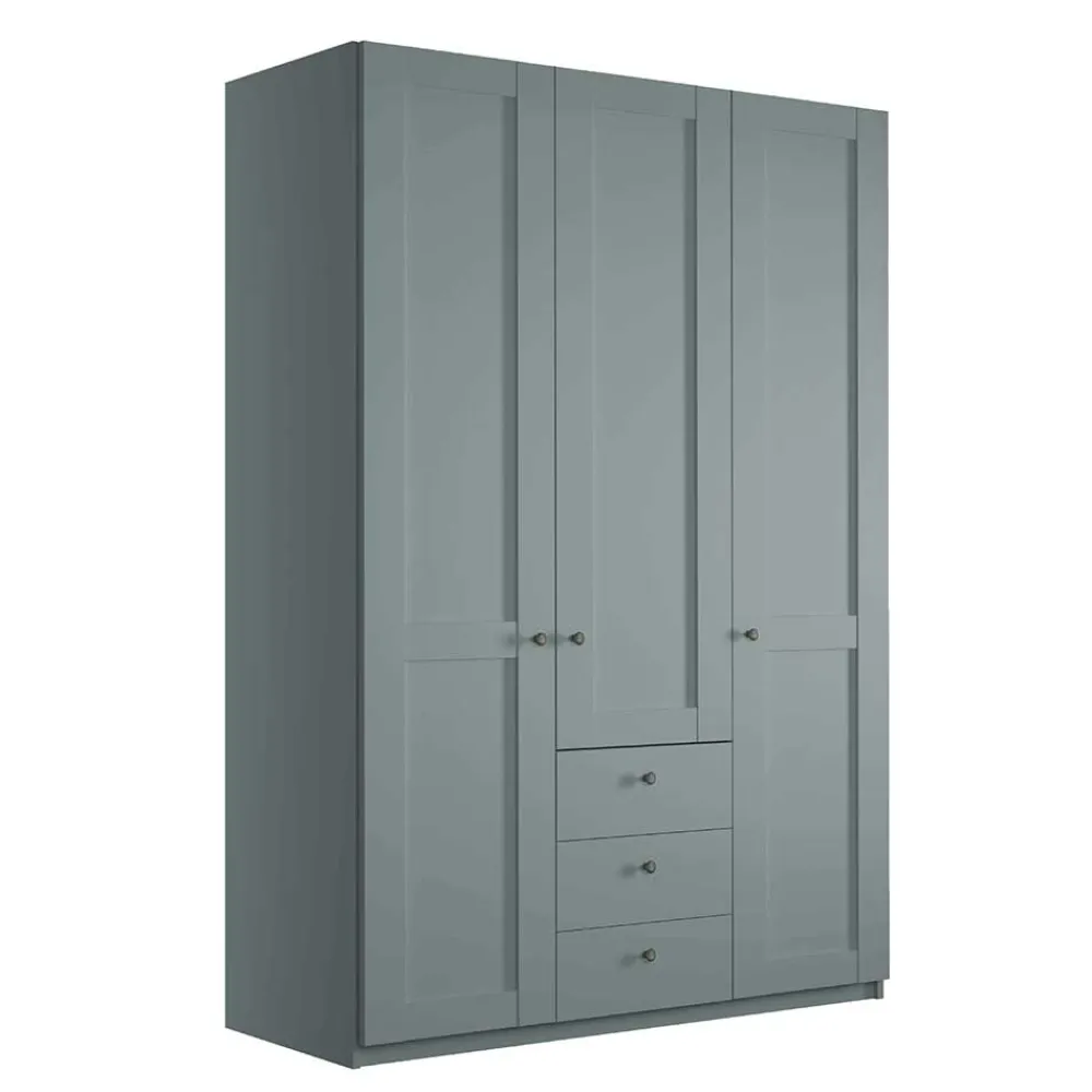 Wohnen Landhaus Kleiderschrank in Graugrün - Rajavo