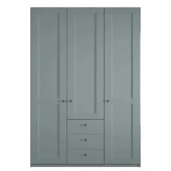 Wohnen Landhaus Kleiderschrank in Graugrün - Rajavo