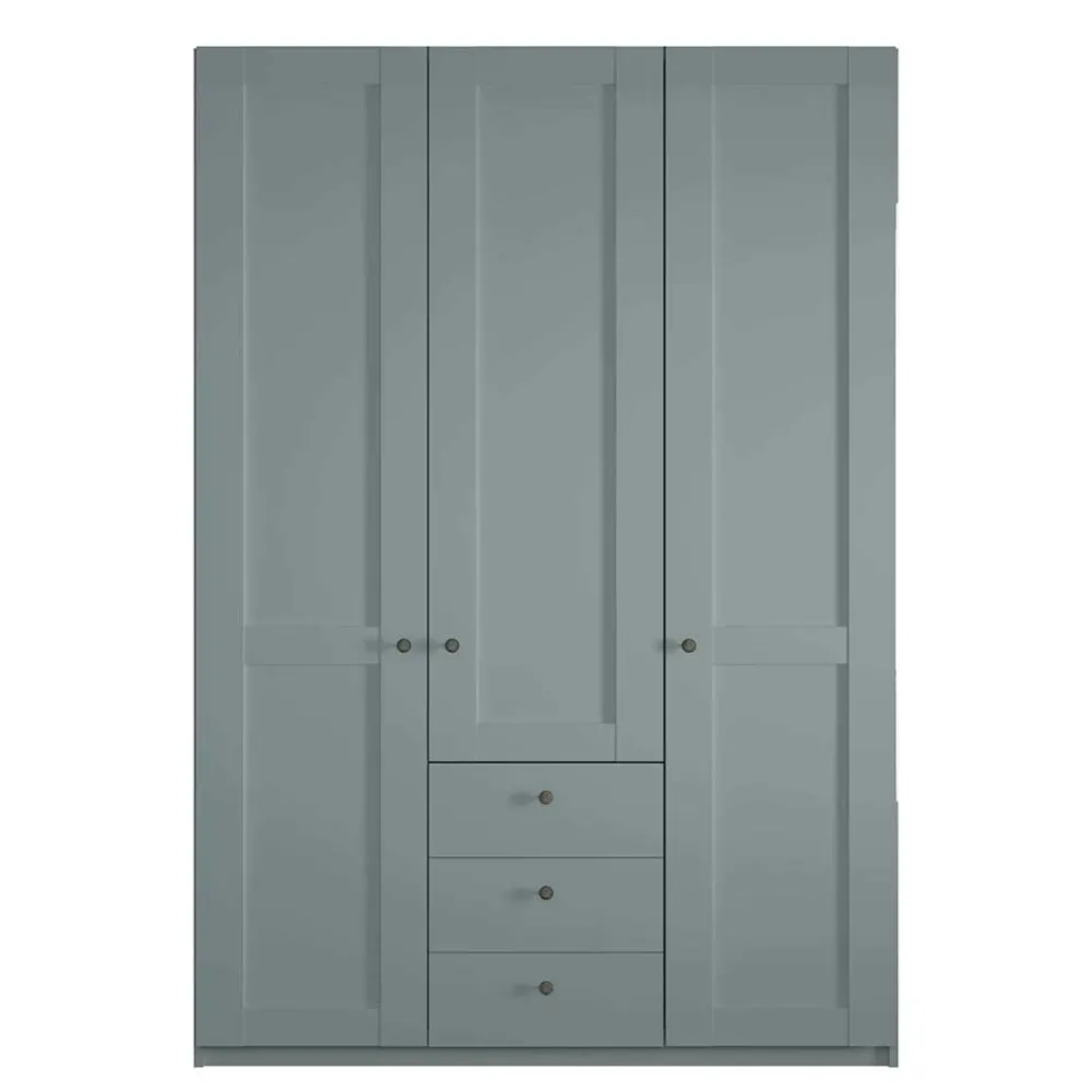 Wohnen Landhaus Kleiderschrank in Graugrün - Rajavo