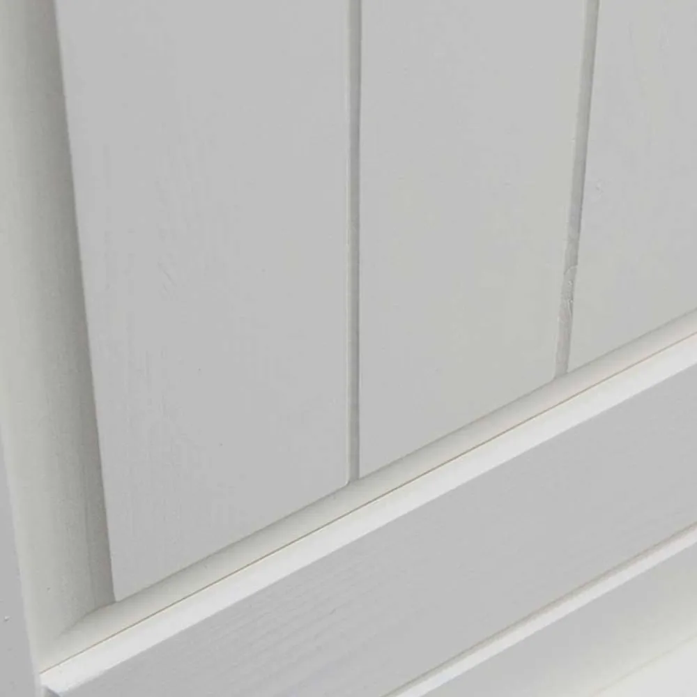 Wohnen Weiße Möbel|Naturholzmöbel*Landhaus Kleiderschrank in Weiß lackiert - Indico