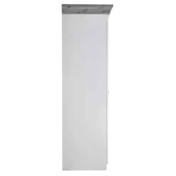 Wohnen Skandinavische Möbel|Glasmöbel*Landhaus Kleiderschrank in Weiß und Kiefer Grau - Caneon