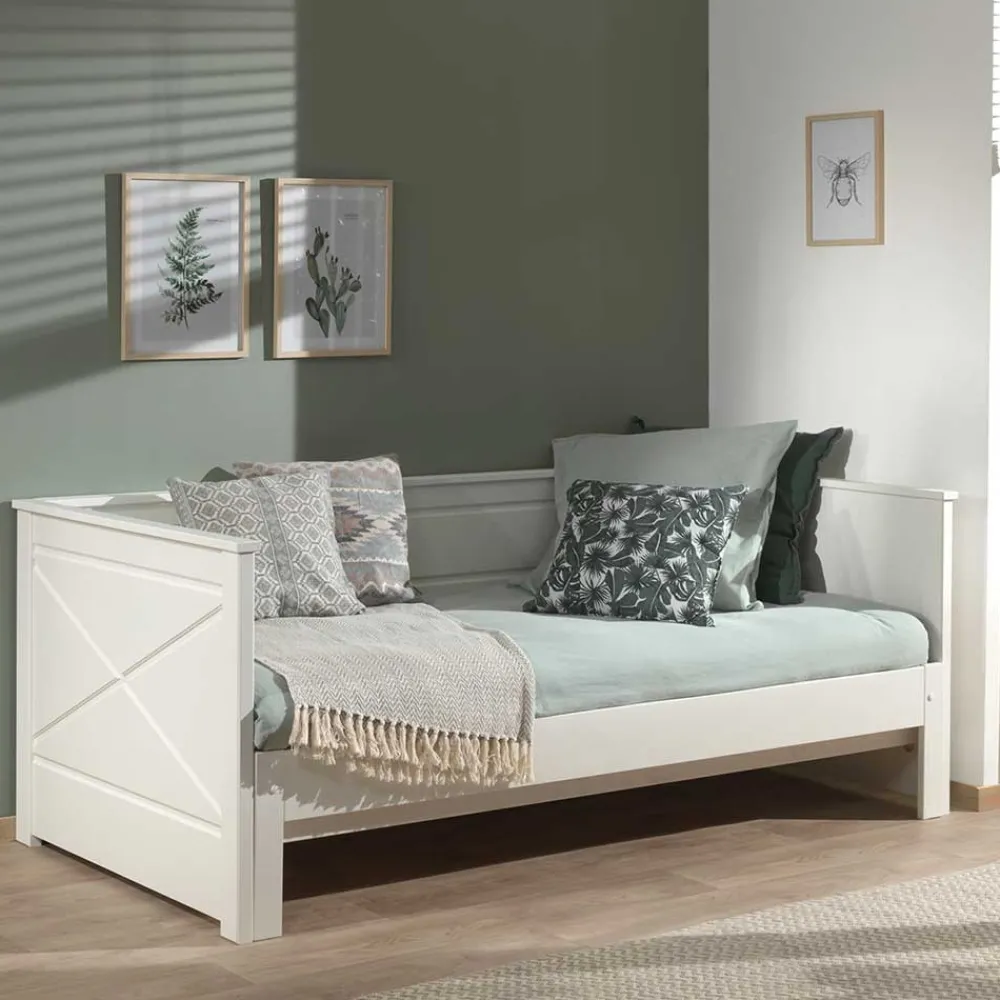 Wohnen Skandinavische Möbel|Jugendbetten*Landhaus Kojenbett zum Ausziehen - Tradora