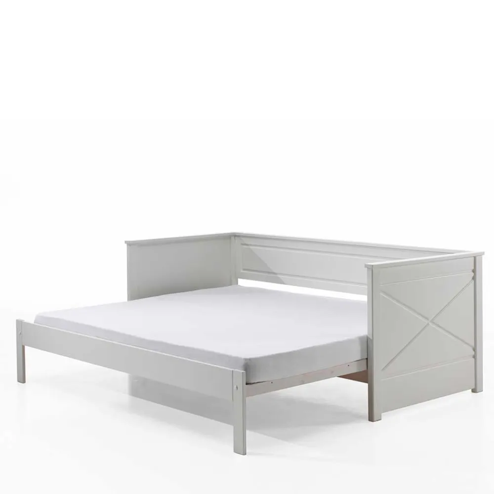 Wohnen Skandinavische Möbel|Jugendbetten*Landhaus Kojenbett zum Ausziehen - Tradora