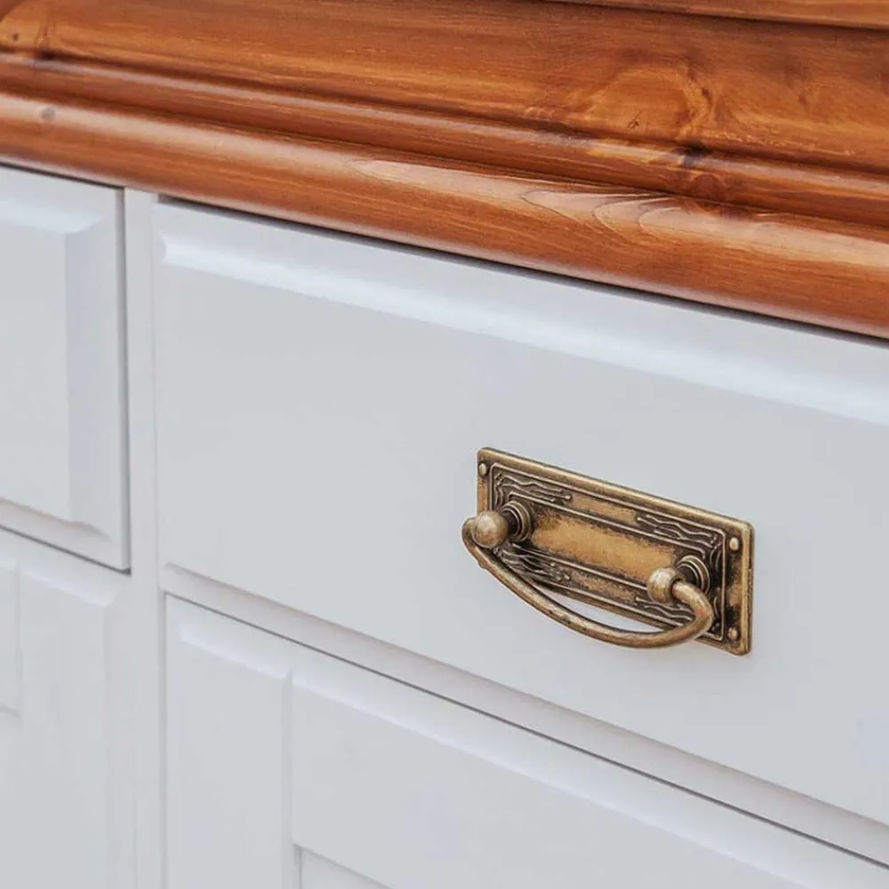 Wohnen Landhausmöbel|Küchenschränke*Landhaus Kombi-Kommode zweifarbig - Varicano