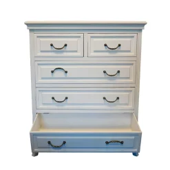 Wohnen Vintage Möbel|Flurkommoden*Landhaus Kommode Liacora in Weiß