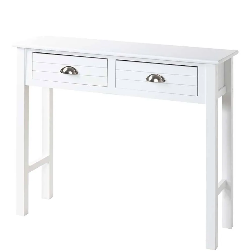 Wohnen Telefontische*Landhaus Konsolentisch mit zwei Schubladen - Lebrufe