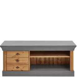 Wohnen Landhaus Lowboard mit 3 Schubladen & 2 Fächern - Eshelas