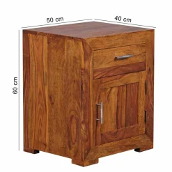 Wohnen Landhaus Nachtkommode Hoslo mit Schublade