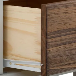 Wohnen Vintage Möbel|Nachttische*Landhaus Nachtkommode in Holz Braun und Grau - Veproma