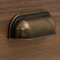 Wohnen Vintage Möbel|Nachttische*Landhaus Nachtkommode in Holz Braun und Grau - Veproma