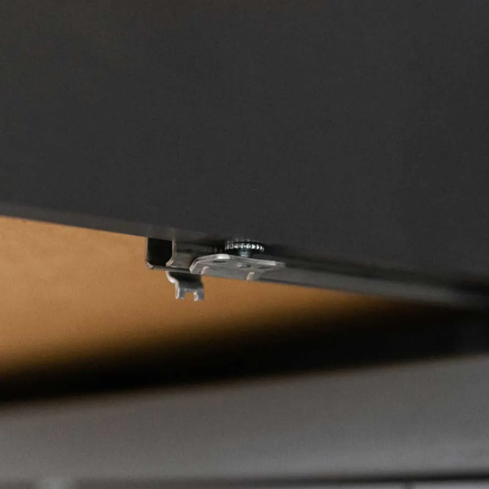 Wohnen Nachttische*Landhaus Nachtkommode in Grau und Eiche - Witenga