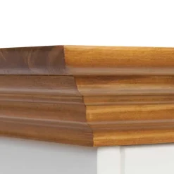 Wohnen Landhaus Nachtkommode mit zwei Schubladen - Bordona