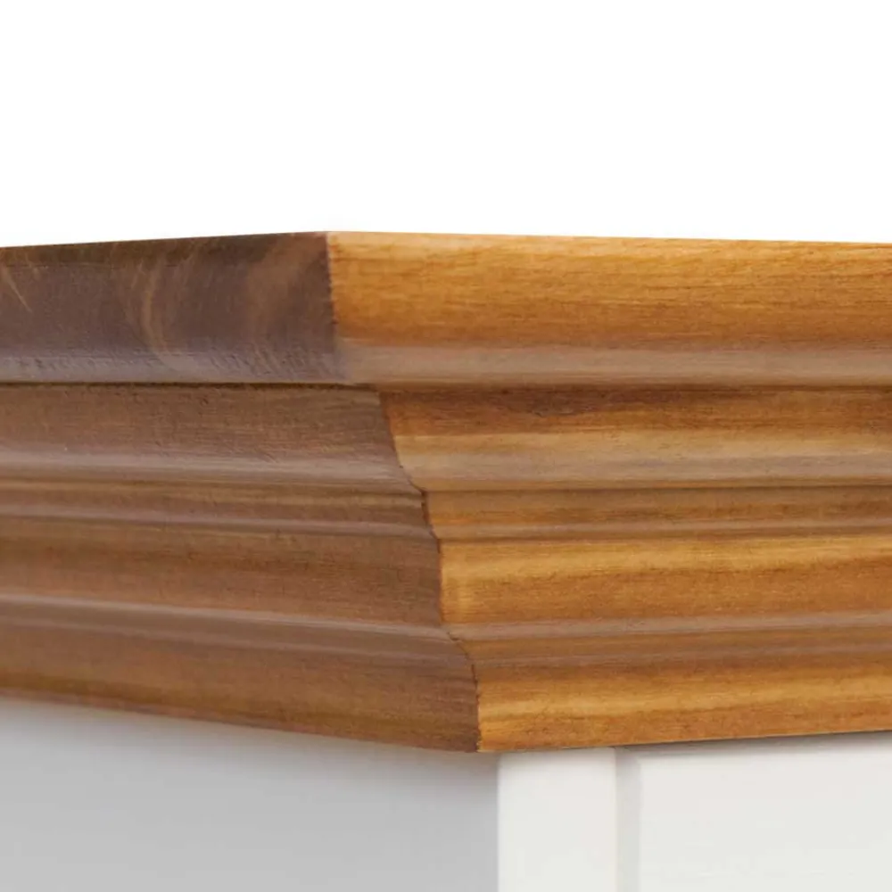 Wohnen Landhaus Nachtkommode mit zwei Schubladen - Bordona