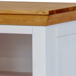 Wohnen Landhaus Nachtschrank in Weiß & Eichefarben - Envicron