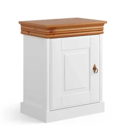 Wohnen Nachttische*Landhaus Nachtschrank mit Drehtür - Varicano