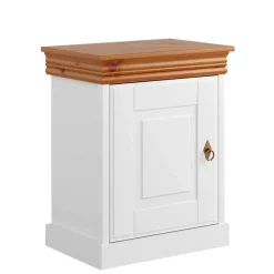 Wohnen Nachttische*Landhaus Nachtschrank mit Drehtür - Varicano