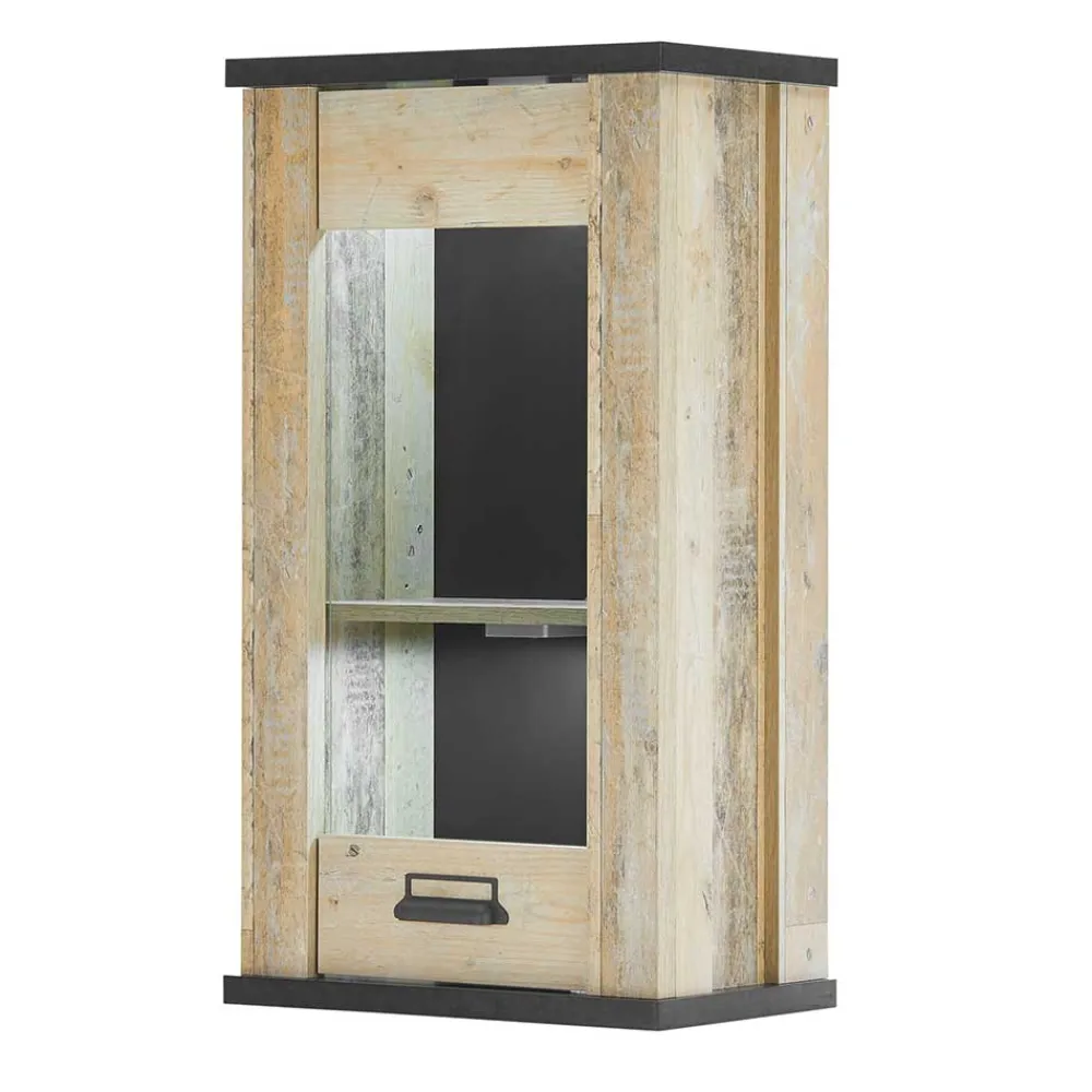 Wohnen Küchenschränke*Landhaus Oberschrank mit Glas Einsatz - Garisa