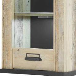 Wohnen Küchenschränke*Landhaus Oberschrank mit Glas Einsatz - Garisa