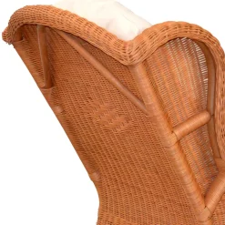 Wohnen Rattanmöbel*Landhaus Rattansessel in Honigfarben - Fono